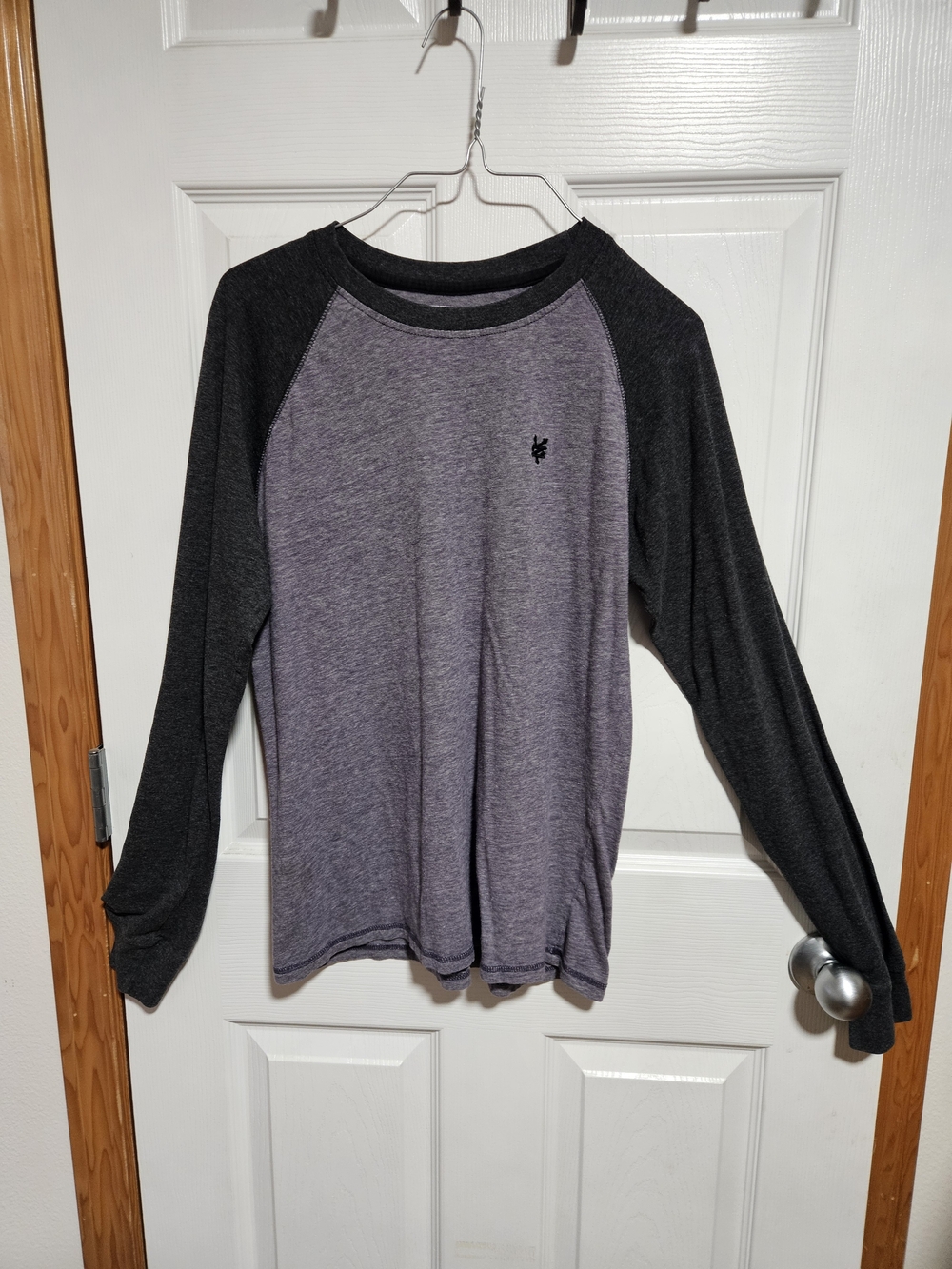 Heather Purple & Charcoal ZooYork Long Sleeve Tee